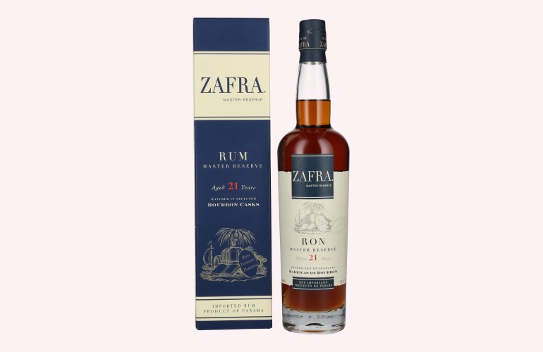 Zafra Añejo 21 Años Ron Master Reserve 40% Vol. 0,7l in geschenkverpakking
