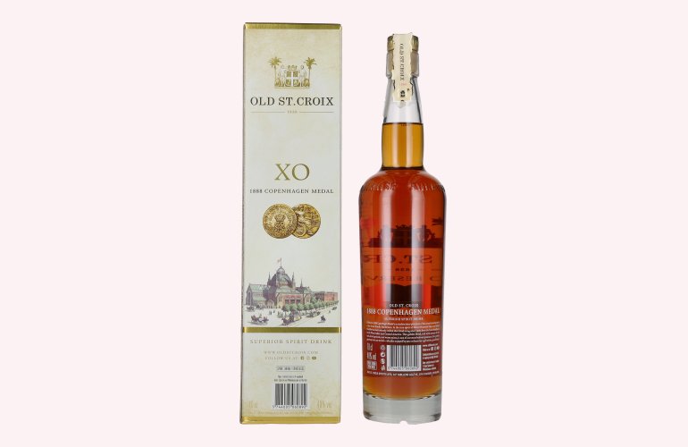 A.H. Riise 1888 COPENHAGEN XO Superior Spirit Drink 40% Vol. 0,7l in Geschenkbox