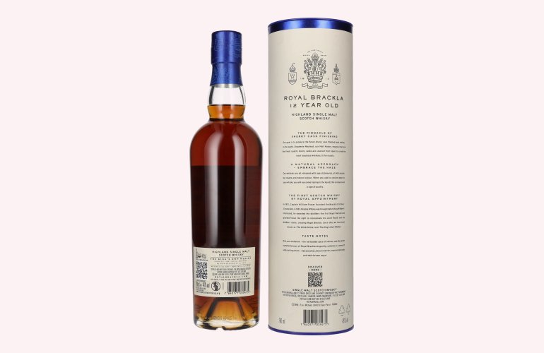 Royal Brackla 12 Years Old Oloroso Sherry Cask Finish 46% Vol. 0,7l in Giftbox