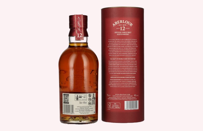 Aberlour 12 Years Old DOUBLE CASK MATURED 40% Vol. 0,7l in Geschenkbox