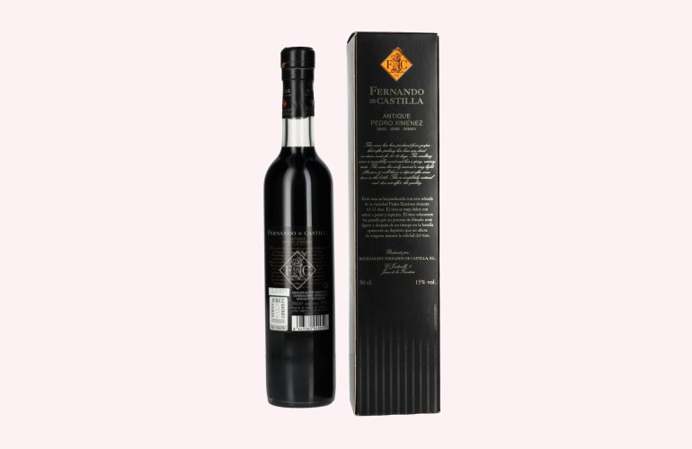 Fernando de Castilla Sherry Pedro Ximénez Antique 15% Vol. 0,5l in Geschenkbox