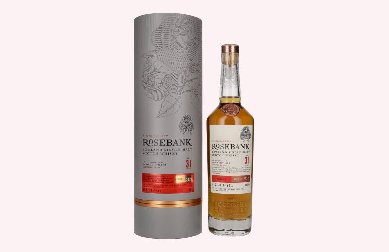 Rosebank 31 Years Old Lowland Single Malt Limited Release 2 2022 48,1% Vol. 0,7l in Giftbox