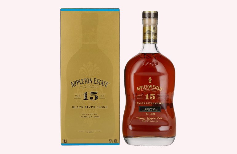 Appleton Estate 15 Years Old BLACK RIVER CASKS Jamaica Rum 43% Vol. 0,7l in Giftbox