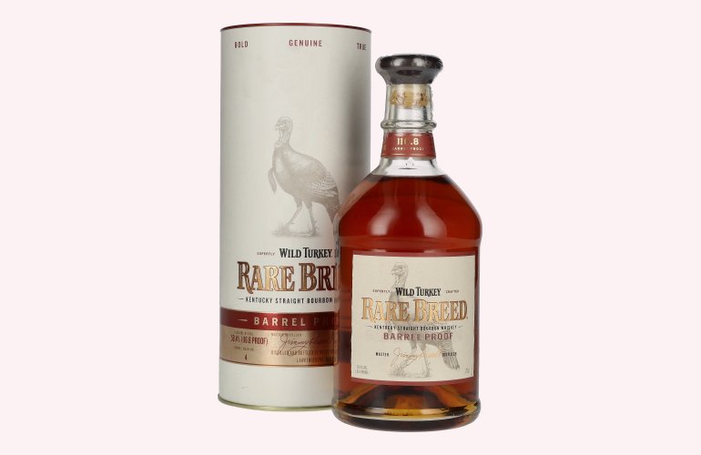 Wild Turkey RARE BREED Kentucky Straight Bourbon Whiskey Barrel Proof 58,4% Vol. 0,7l in Geschenkbox