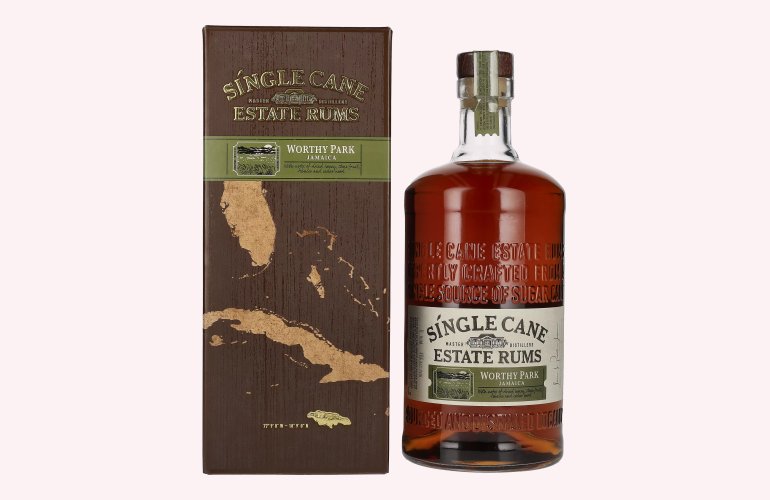 Single Cane Estate Rums WORTHY PARK JAMAICA 40% Vol. 1l in Giftbox
