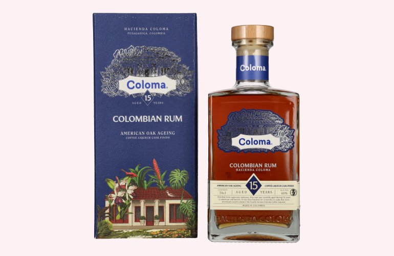 Ron Coloma 15 Years Colombian Rum 40% Vol. 0,7l in Giftbox