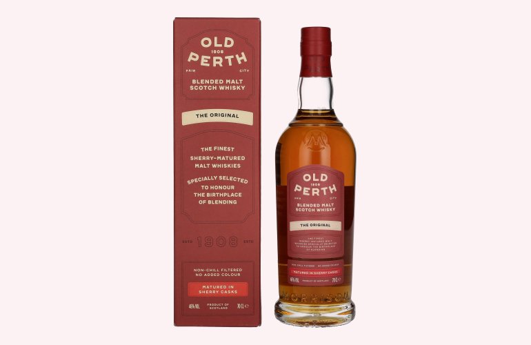 Old Perth The Original Blended Malt Scotch Whisky Sherry Casks 46% Vol. 0,7l in Geschenkbox