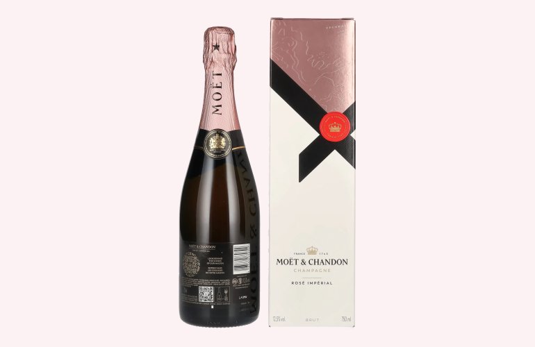 Moët & Chandon Champagne ROSÉ IMPÉRIAL Brut 12,5% Vol. 0,75l in geschenkverpakking