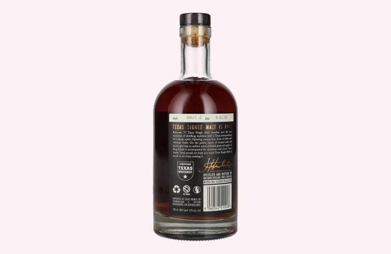 Balcones TEXAS Single Malt Whisky Classic Edition 53% Vol. 0,7l