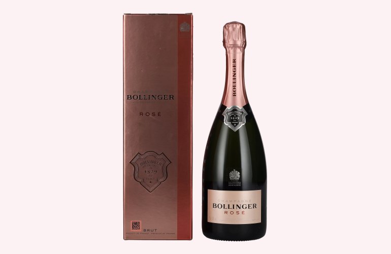 Bollinger Champagne ROSÉ Brut 12% Vol. 0,75l in Geschenkbox