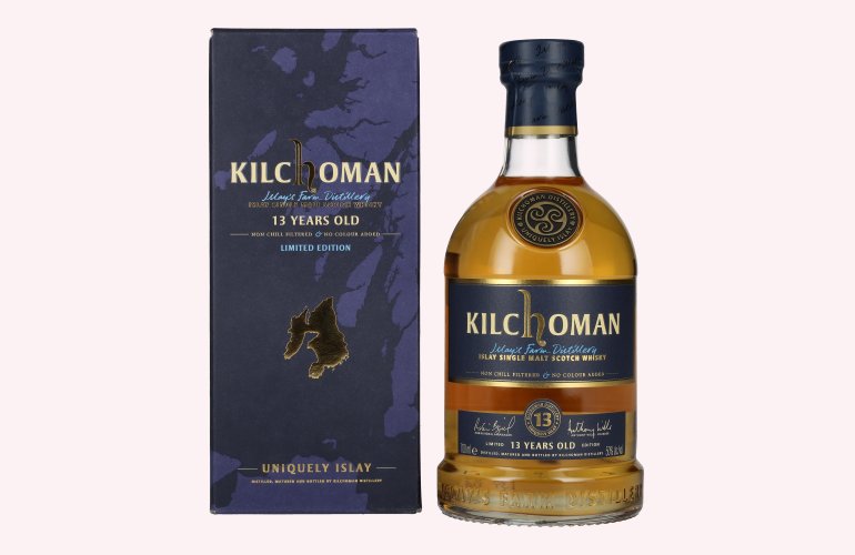 Kilchoman 13 Years Old Islay Single Malt Scotch Whisky Limited Edition 50% Vol. 0,7l en boîte cadeau
