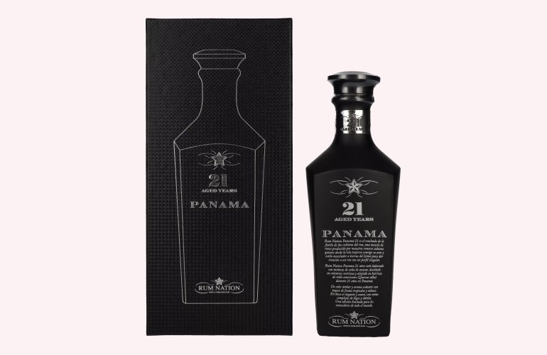 Rum Nation Panama 21 Years Old Black Edition 43% Vol. 0,7l in Geschenkbox