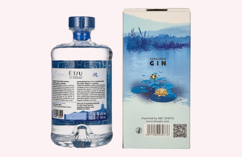 Etsu Japanese Handcrafted Gin The Original 43% Vol. 0,7l in Giftbox
