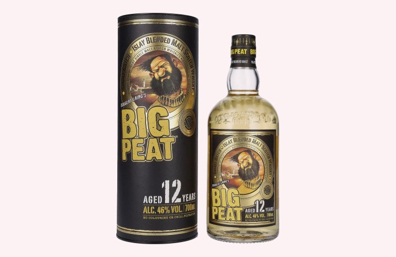 Douglas Laing BIG PEAT 12 Years Old Islay Blended Malt 46% Vol. 0,7l in Giftbox