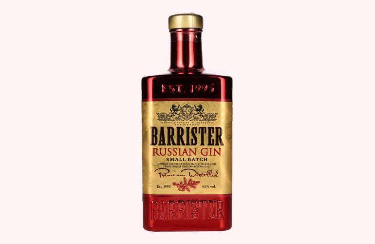 Barrister Russian Gin Small Batch 43% Vol. 0,7l