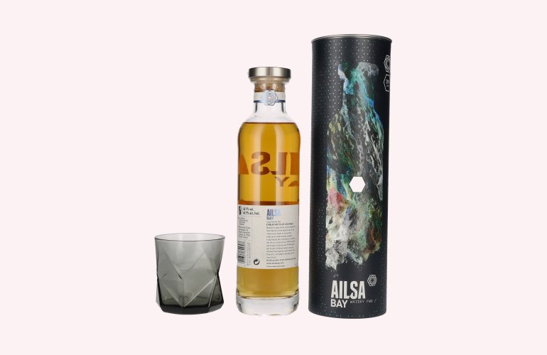 Ailsa Bay SWEET SMOKE Single Malt Scotch Whisky Release 1.2 48,9% Vol. 0,7l in Geschenkbox mit Glas