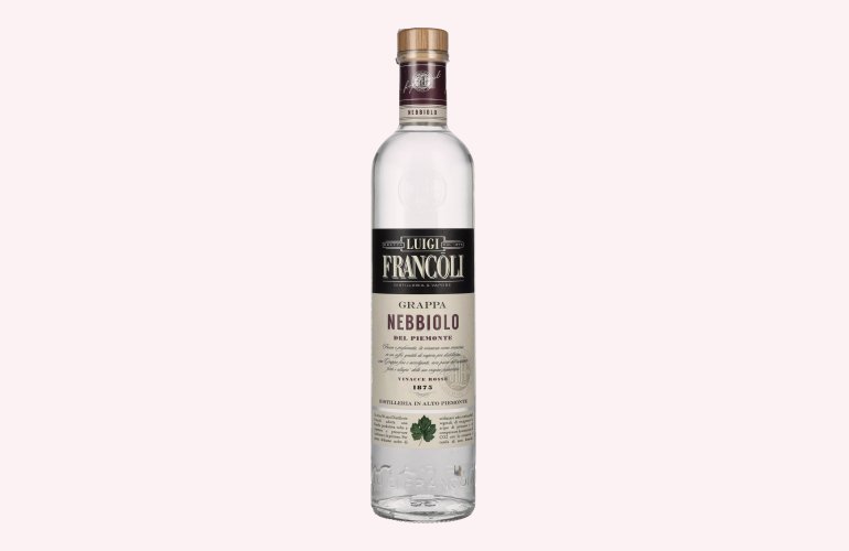 Luigi Francoli Grappa di Nebbiolo 41,5% Vol. 0,7l