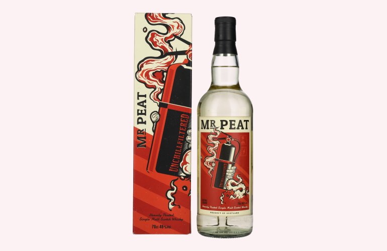 Mr. Peat Heavily Peated Single Malt Scotch Whisky 46% Vol. 0,7l in Geschenkbox