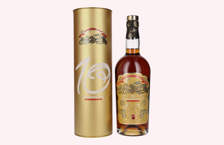 Ron Millonario 10 Aniversario Cincuenta Rum 50% Vol. 0,7l in Giftbox