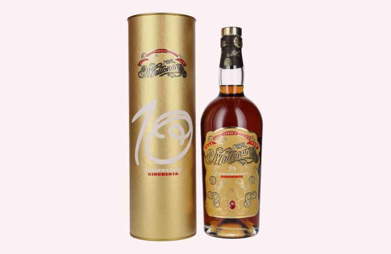 Ron Millonario 10 Aniversario Cincuenta Rum 50% Vol. 0,7l in Geschenkbox