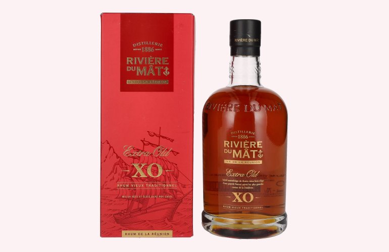 Rivière Du Mat Rhum Vieux Traditionnel XO 42% Vol. 0,7l in Geschenkbox