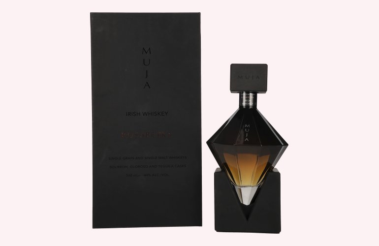 Muja Rosapetra Blended Irish Whiskey 44% Vol. 0,5l in geschenkverpakking