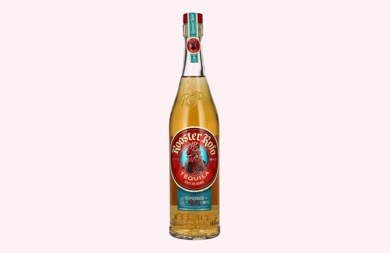 Rooster Rojo REPOSADO Tequila 100% de Agave 38% Vol. 0,7l