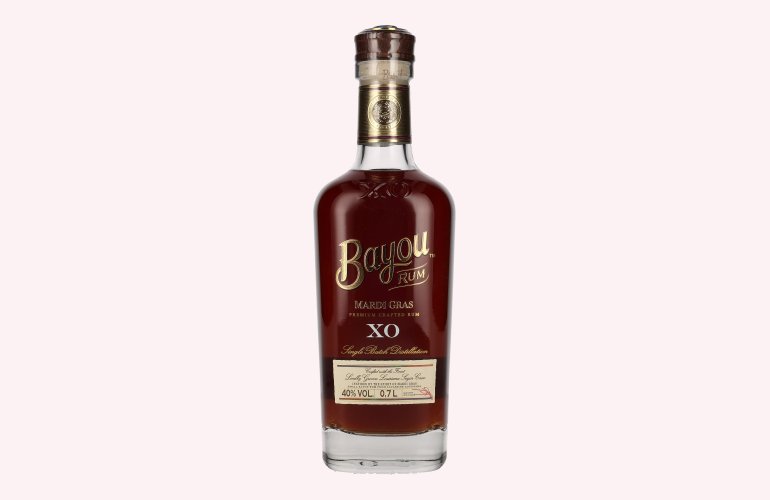 Bayou XO MARDI GRAS Premium Crafted Rum 40% Vol. 0,7l