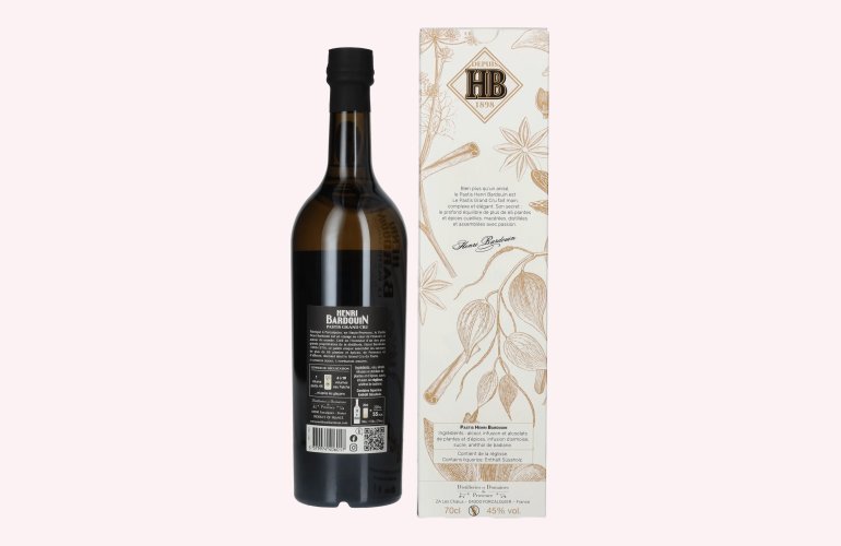 Henri Bardouin Le Pastis Grand Cru 45% Vol. 0,7l in Giftbox