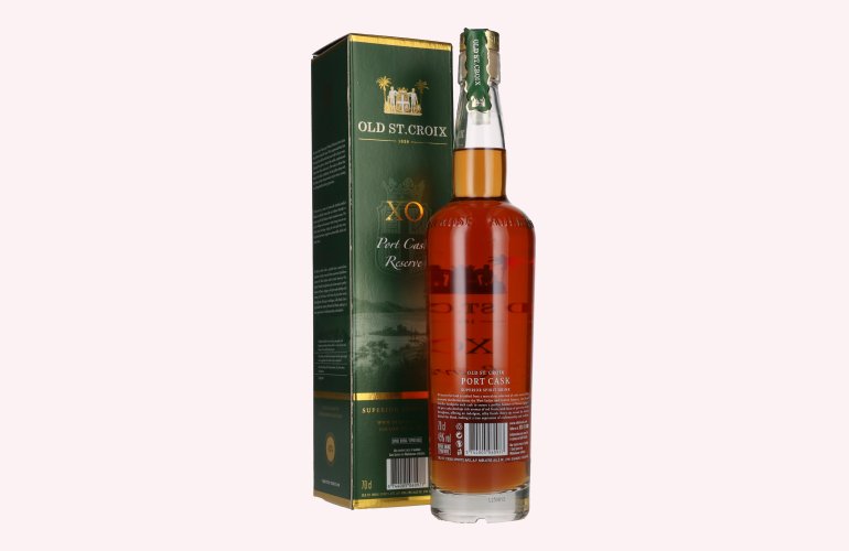 Old St. Croix X.O. Reserve Port Cask Superior Spirit Drink 45% Vol. 0,7l in Geschenkbox