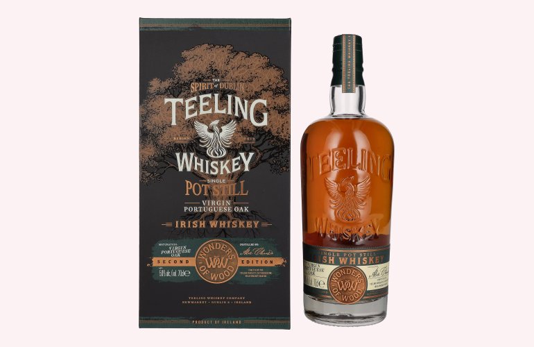 Teeling Whiskey Single Pot Still WONDERS OF WOOD Virgin Portuguese Oak Second Edition 50% Vol. 0,7l in Giftbox