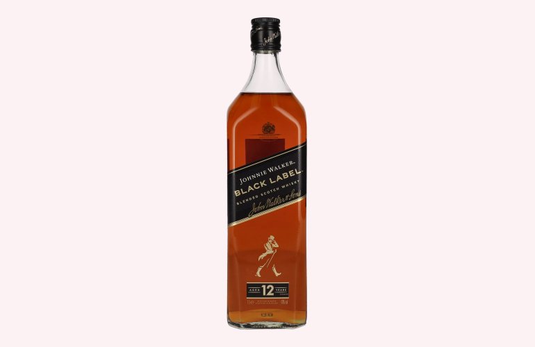 Johnnie Walker BLACK LABEL 12 Years Old Blended Scotch Whisky 40% Vol. 1l