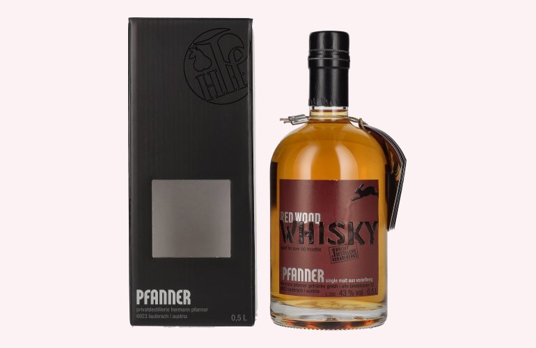 Pfanner Red Wood Single Malt Whisky 43% Vol. 0,5l in Giftbox