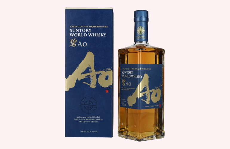 Suntory AO World Blend Whisky 43% Vol. 0,7l en boîte cadeau