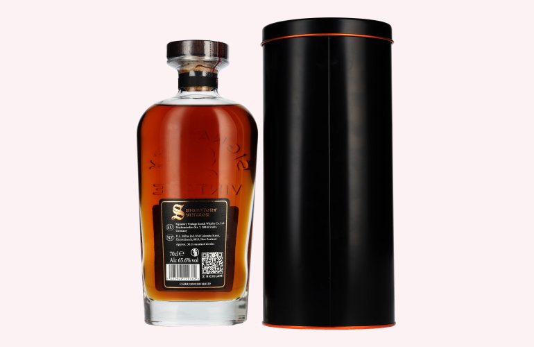 Signatory Vintage GLENALLACHIE 15 Years Old Cask Strength #900864 2009 65,6% Vol. 0,7l in Tinbox