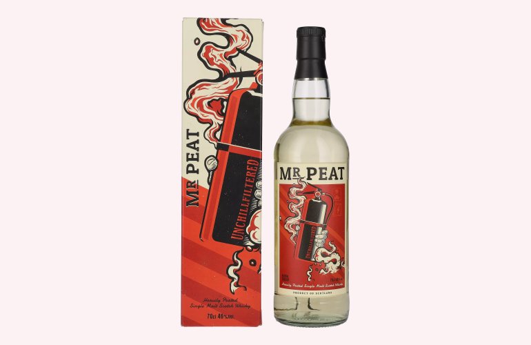Mr. Peat Heavily Peated Single Malt Scotch Whisky 46% Vol. 0,7l in Giftbox