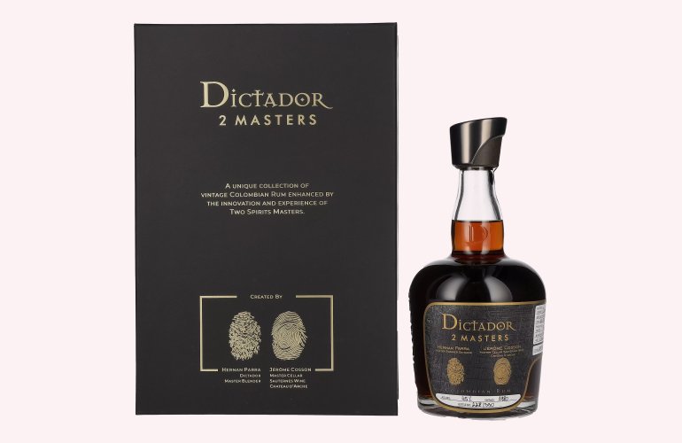 Dictador 2 MASTERS 1980 37 Years Old Château d’Arche Finish 45% Vol. 0,7l in Geschenkbox