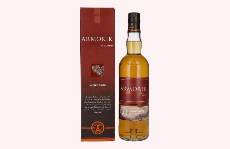 Armorik SHERRY CASK Whisky Breton Single Malt 40% Vol. 0,7l in Geschenkbox