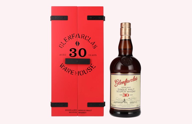 Glenfarclas 30 Years Old Highland Single Malt Scotch Whisky 43% Vol. 0,7l in Giftbox