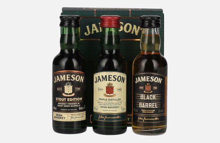 Jameson Irish Whiskey Tasting Set 40% Vol. 3x0,05l