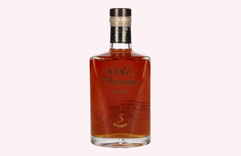 Gold of Mauritius 5 Solera Dark Rum 40% Vol. 0,7l