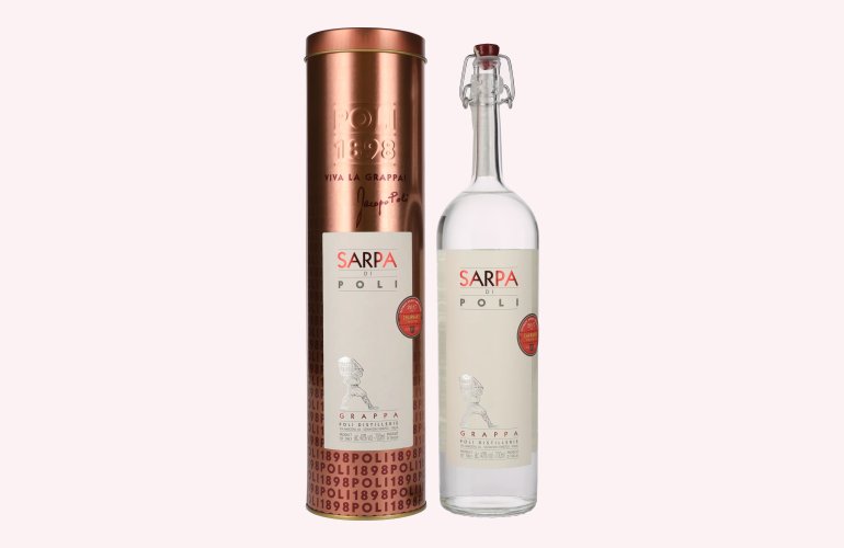 Poli Grappa Sarpa di Poli 40% Vol. 0,7l in Tinbox