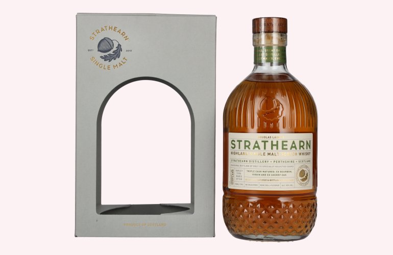 Douglas Laing STRATHEARN Triple Cask Highland Single Malt Scotch Whisky 50% Vol. 0,7l en boîte cadeau