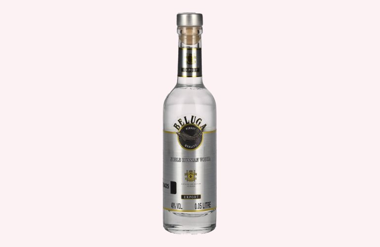 Beluga Noble Russian Vodka EXPORT 40% Vol. 0,05l