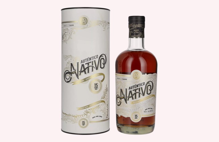 Auténtico Nativo 15 Years Old Rum 40% Vol. 0,7l in Geschenkbox