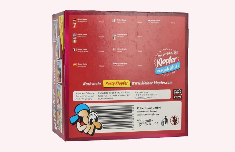 Kleiner Klopfer Johannisbeere 15% Vol. 25x0,02l