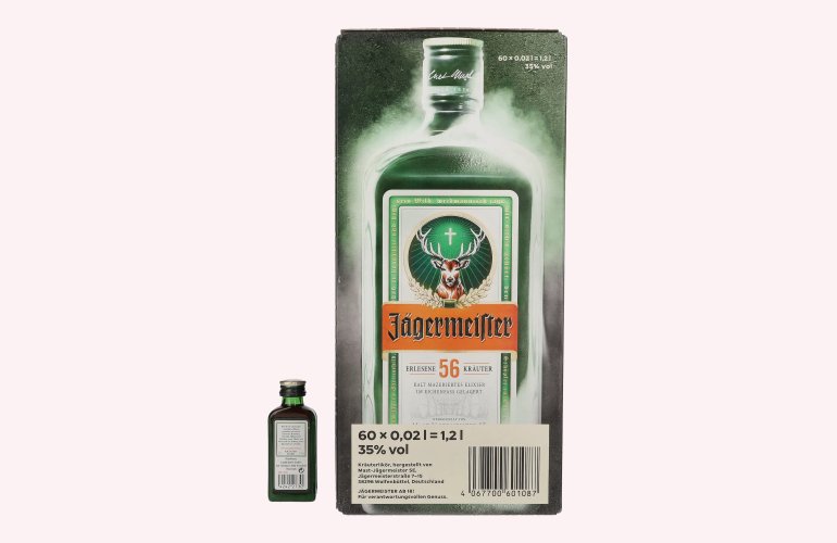Jägermeister 35% Vol. 60x0,02l