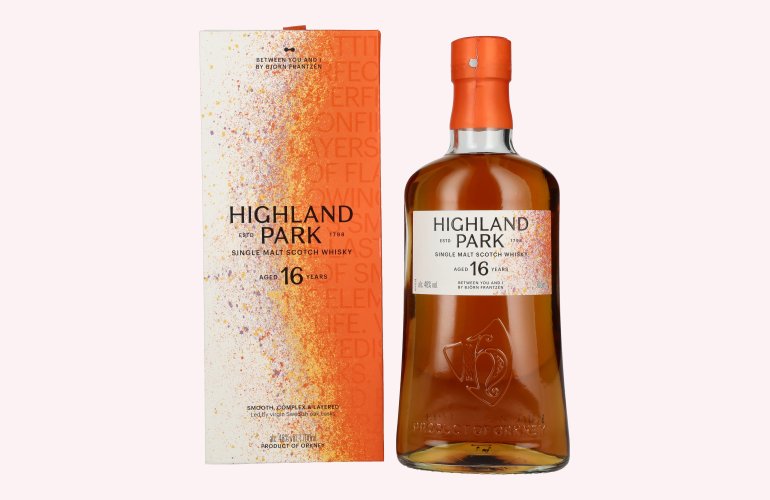 Highland Park 16 Years Old BETWEEN YOU AND I by Björn Frantzen Single Malt Scotch Whisky 48% Vol. 0,7l in Geschenkbox