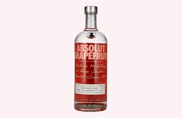 Absolut GRAPEFRUIT Flavored Vodka 40% Vol. 1l