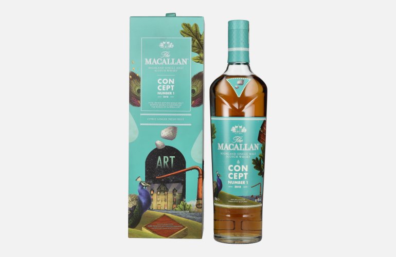 The Macallan CONCEPT N° 1 Limited Edition 2018 40% Vol. 0,7l en boîte cadeau